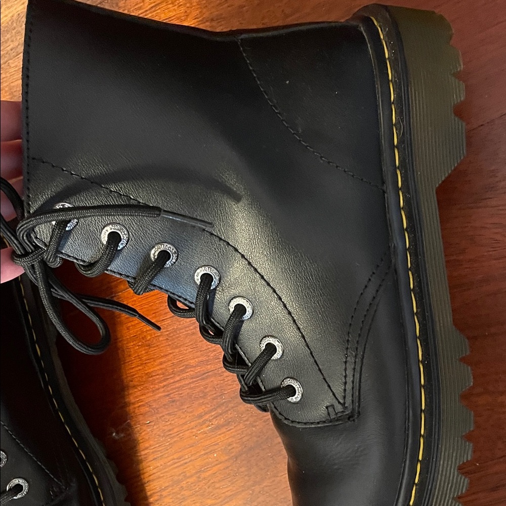 Dr. Martens Black Lace-Up Men's Boots - Picture 10 of 11